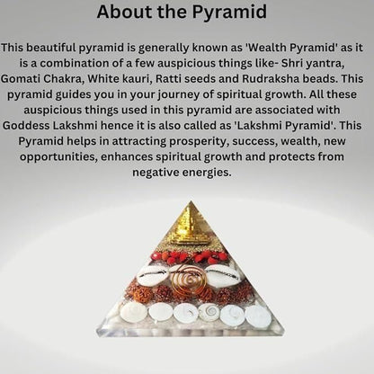 Shri Yantra Gomti Chakra Pyramid | Wealth, Financial Stability & Prosperity